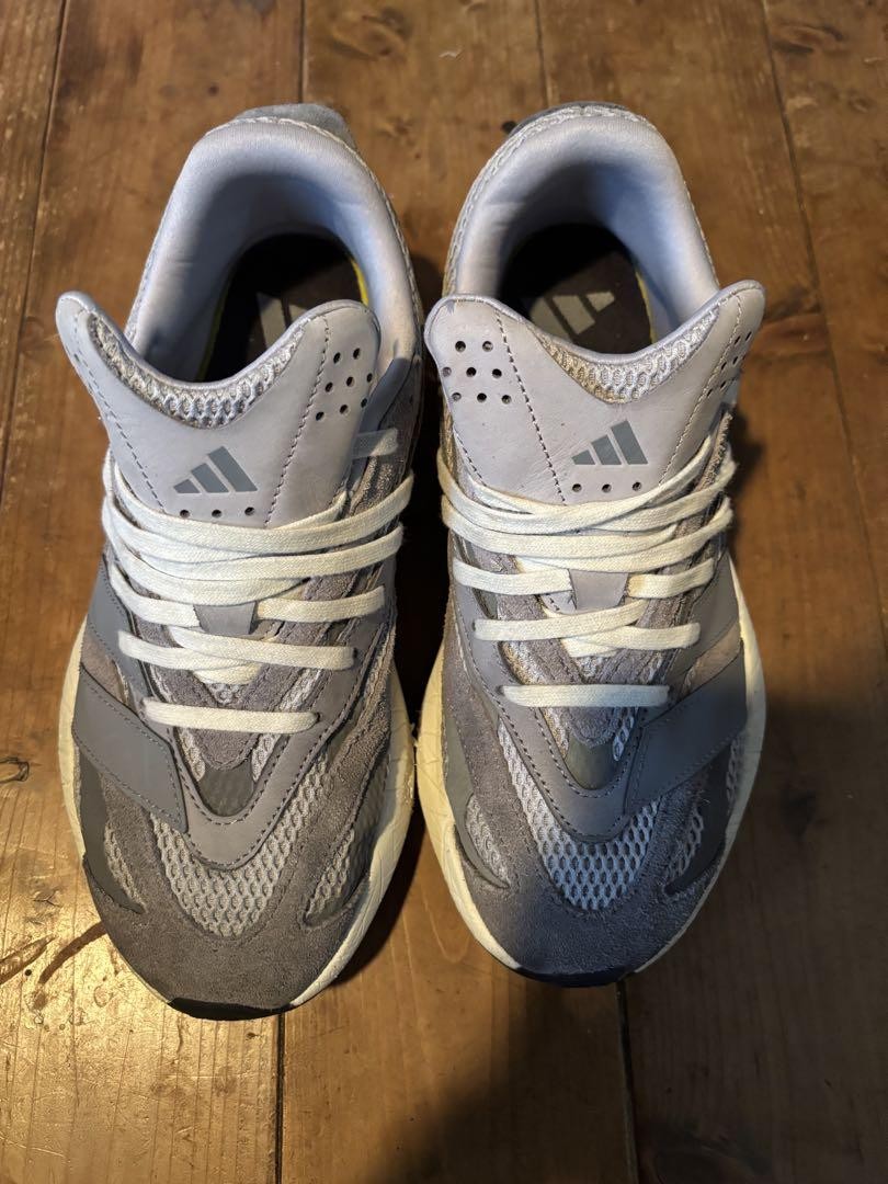 Adidas Men’s Gray Mesh & Suede Sneakers US 7.5 Comfortable Used Adidas Men’s Gray Mesh & Suede Sneakers US 7.5 Comfortable Used