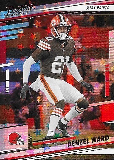 2022 Panini Prestige - Denzel Ward #73 Xtra Points Astral