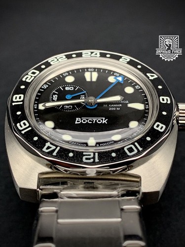 Vostok Amphibia 17036B - Batman GMT. Brand New. Sent from Barcelona - Picture 7 of 12