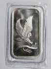 1 Troy Ounce .999 Fine Silver Bar Silvertowne Bald Eagle & Prospector