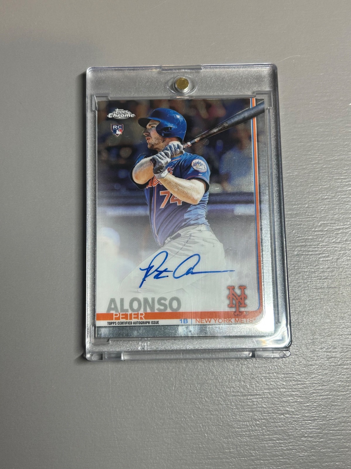 2019 Topps Chrome - Pete Alonso rookie autograph #RA-PA (AU, RC)