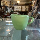 Ribbed Fire King Jadeite Jane Ray Creamer-See Photos- Read Description