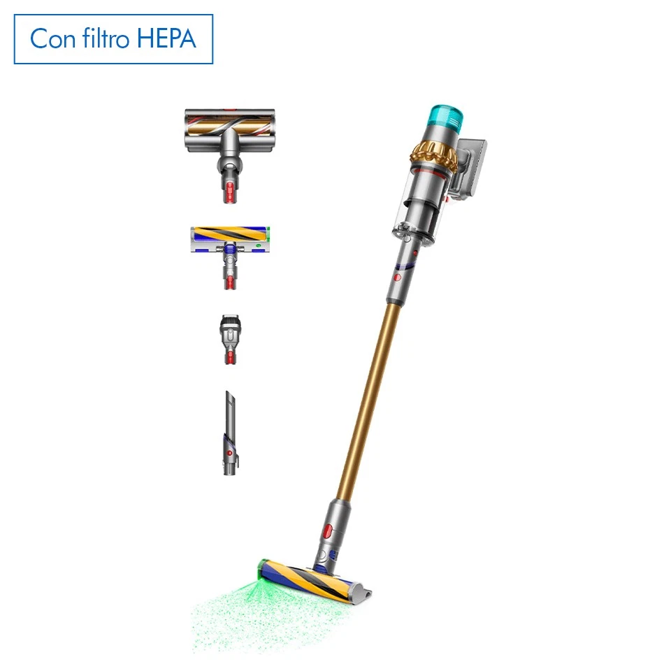 Aspirapolvere senza filo Dyson V15 Detectᵀᴹ Absolute (Oro) | Nuovo