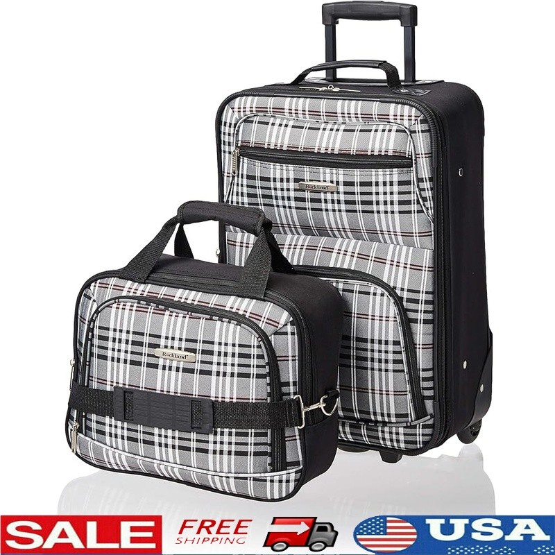 Set Expandable Black Plaid 2-piece (14/19)