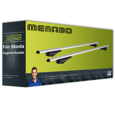 Menabo Tiger - Dachträger - Aluminium - für Skoda Superb Kombi III Typ 3V5 NEU