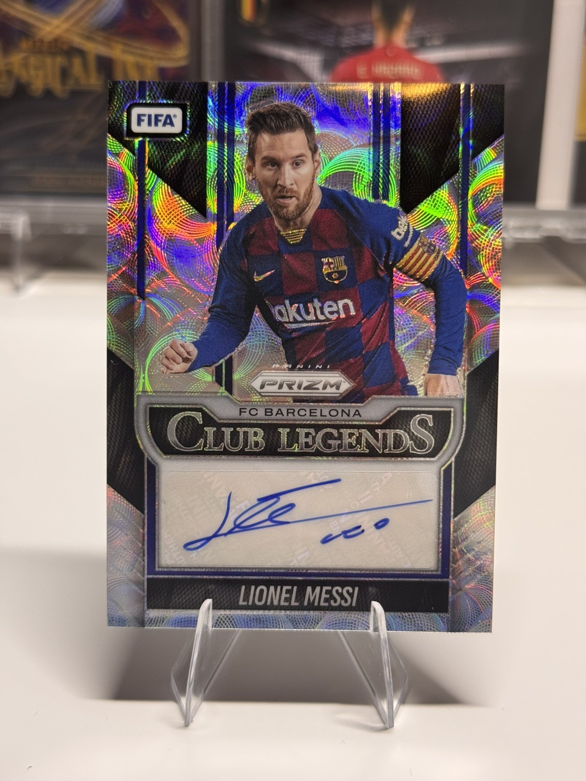 25/26 Panini Prizm Choice Lionel Messi Club Legends Auto #CL-LM view 1