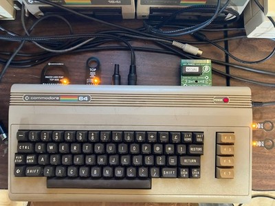 Commodore 64 Classic Breadbin Computer System TESTED WORKING AS-IS