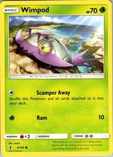 Pokemon SM - Guardians Rising Wimpod 8/145 NM