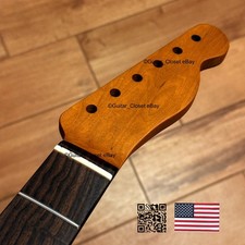 Vintage 21 tasti acero tostato palissandro tele collo raso adatto per parafango Warmoth vTRH