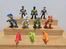 Jurassic World Mattel Imaginext Velociraptor Lot Fisher Price