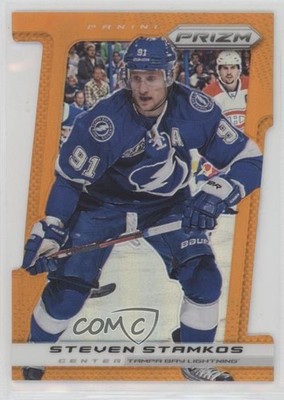 2013-14 Panini Prizm Orange Die-Cut Prizm 35/50 Steven Stamkos #93 2vh