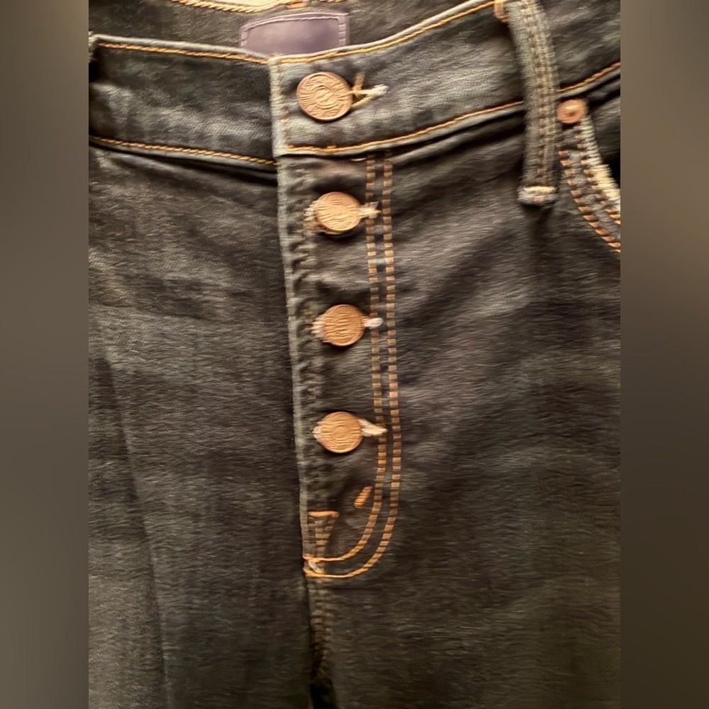 Mother "The Pixie Dropout" Button Fly Distressed … - image 2