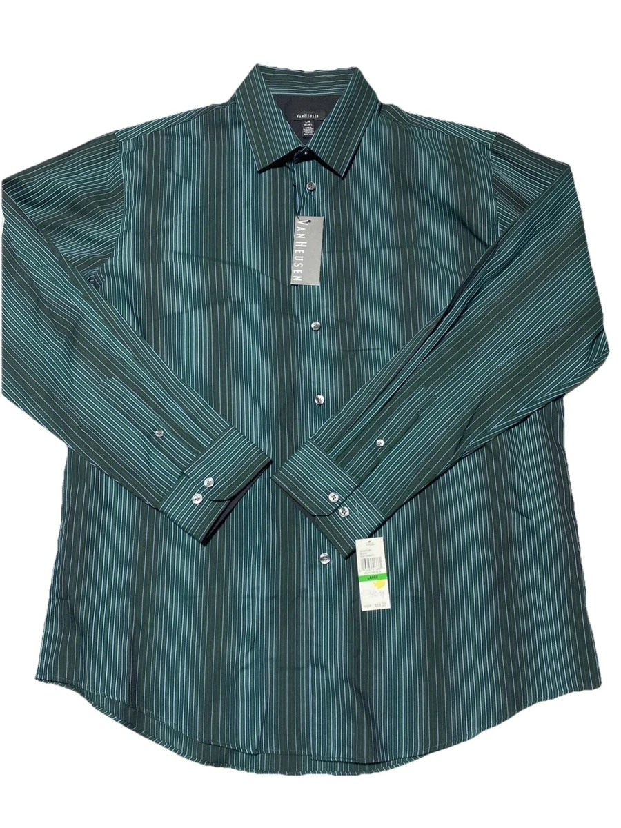 Van Heusen Classic Fit Striped Dress Shirts for Men for sale | eBay