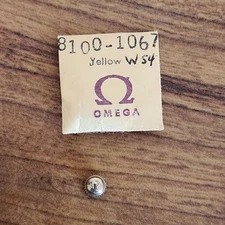 Vintage Genuine Omega Gold Crown 8100 1067 NOS - ONE PIECE ONLY 