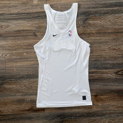 Nike Pro NBA Player Issue Breathe Training Tank Top LARGE White 880805-100