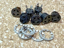 Amphenol -78-S4S – 4 Pin Socket Miniature Socket for Speakers, phonograph, etc