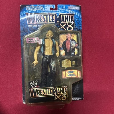 WWE DDP Wrestlemania X8 Wrestling Figure w/ Gold Plated Belt Jakks New 2002