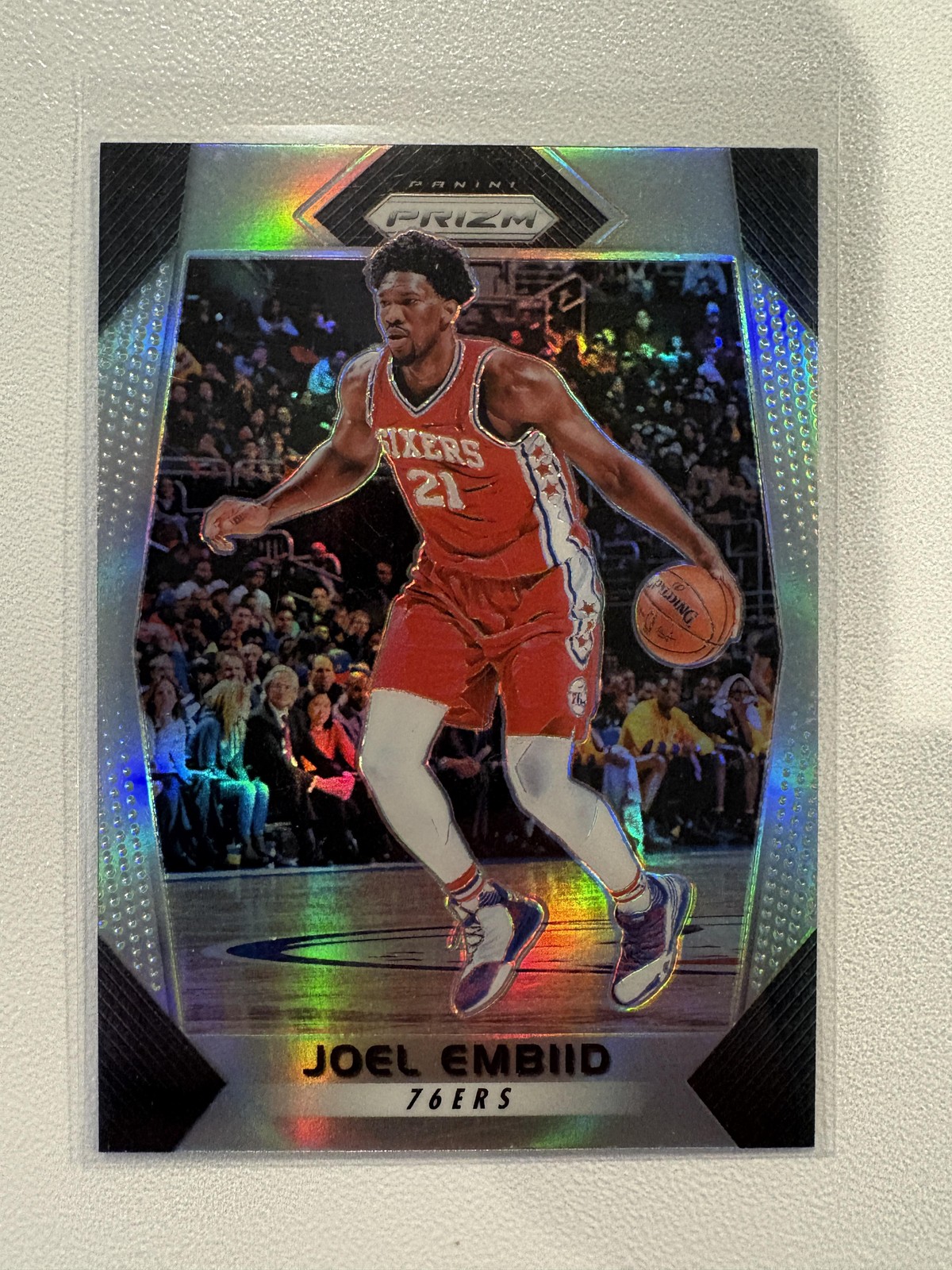 Joel Embiid 2017-18 Panini Prizm #2 Prizms Silver TY1