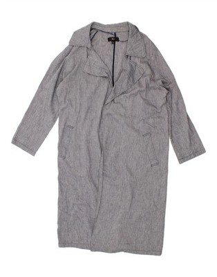 MOSSIMO Herren Mantel UK 40 Large Grau Baumwolle BO13