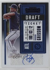 2020 Contenders Prospect 2 Draft Ticket Blue 11/99 Vaughn Grissom Auto 2q9