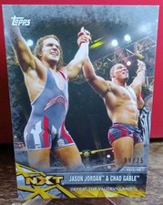 2017 Topps WWE NXT Matches and Moments Chad Gable Jason Jordan #13 SILVER /25