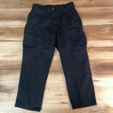 5.11 Tactical Series Mens Cargo Pants Black Large Waist 35 1/2 - 39 Inseam Short