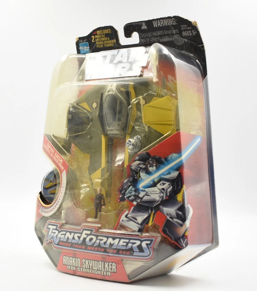 Transformers x Star Wars - Anakin Skywalker Jedi Starfighter Action Figure - Image 3 of 4