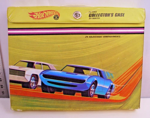 MATTEL HOT WHEELS 24 CAR COLLECTOR CASE 1968