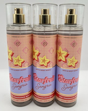 NEW Bath  Body Works Starfruit Sangria 3pc Set Full Size Fine Fragrance Mist