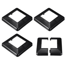 Post Skirt, 4pcs 100x100mm/3.94x3.94" Split Style Post Base Cover Trim Skirt