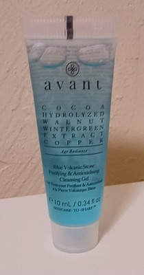 AVANT SKINCARE Blue Volcanic Stone Purifying & Antioxidising Cleansing Gel .34oz