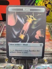 Custom MTG BLOOD Tokens 80lb Hammermill Premium Color Copy Cardstock