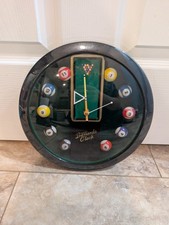 Billiards Wall Clock Quartz Movement Game Roo...