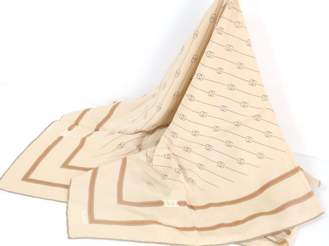 Auth GUCCI Interlocking Sherry Line Large Scarf 1… - image 17