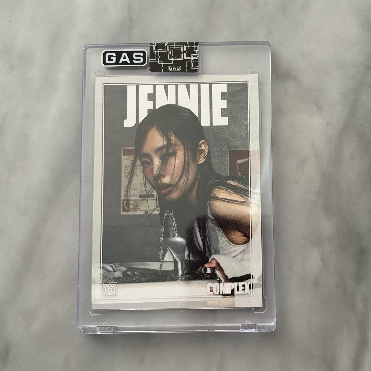 JENNIE x Complex x GAS Trading Card Limited Edition Base