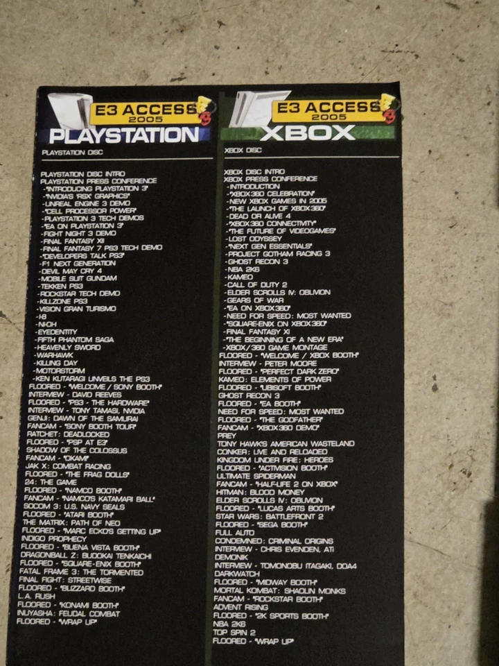 E3 Access 2005 Rare DVD Xbox 360 Playstation 3 Nintendo Revolution Video Games - Image 4 of 4