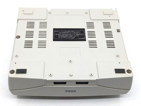 Sega Saturn White HST-3220 NTSC-J Japan Tested w/ Street Fighter ZERO 2
