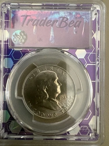 1948-D Franklin Half Dollar 50C PCGS MS 63 FBL