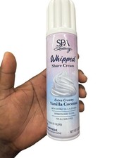 SPA Luxury Whipped Shave Cream Vanilla Coconut Dermatologist Tested 5 oz