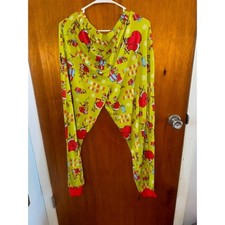Dr Seuss The Grinch Merry Grinchmas Pajama Pants Green Womens Large C