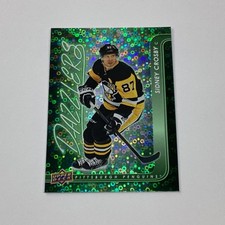 Sidney Crosby Penguins 2024-25 Dazzlers Upper Deck Green Parallel DZ-36