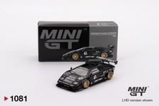 Mini GT 1:64 Lamborghini Countach LB-WORKS Black Diecast Model Car MGT01081