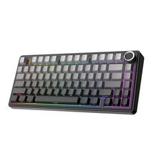 x Aula F75 Gasket Mechanical Keyboard, 75 LEOBOG Reaper Switch Black Gradient