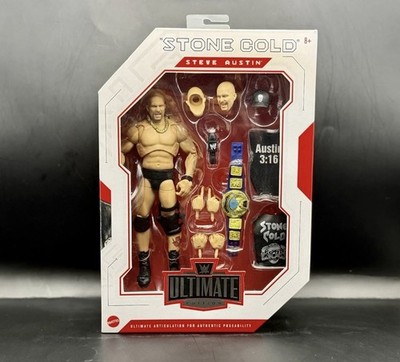 WWE Ultimate Edition Stone Cold Steve Austin Figure Mattel New