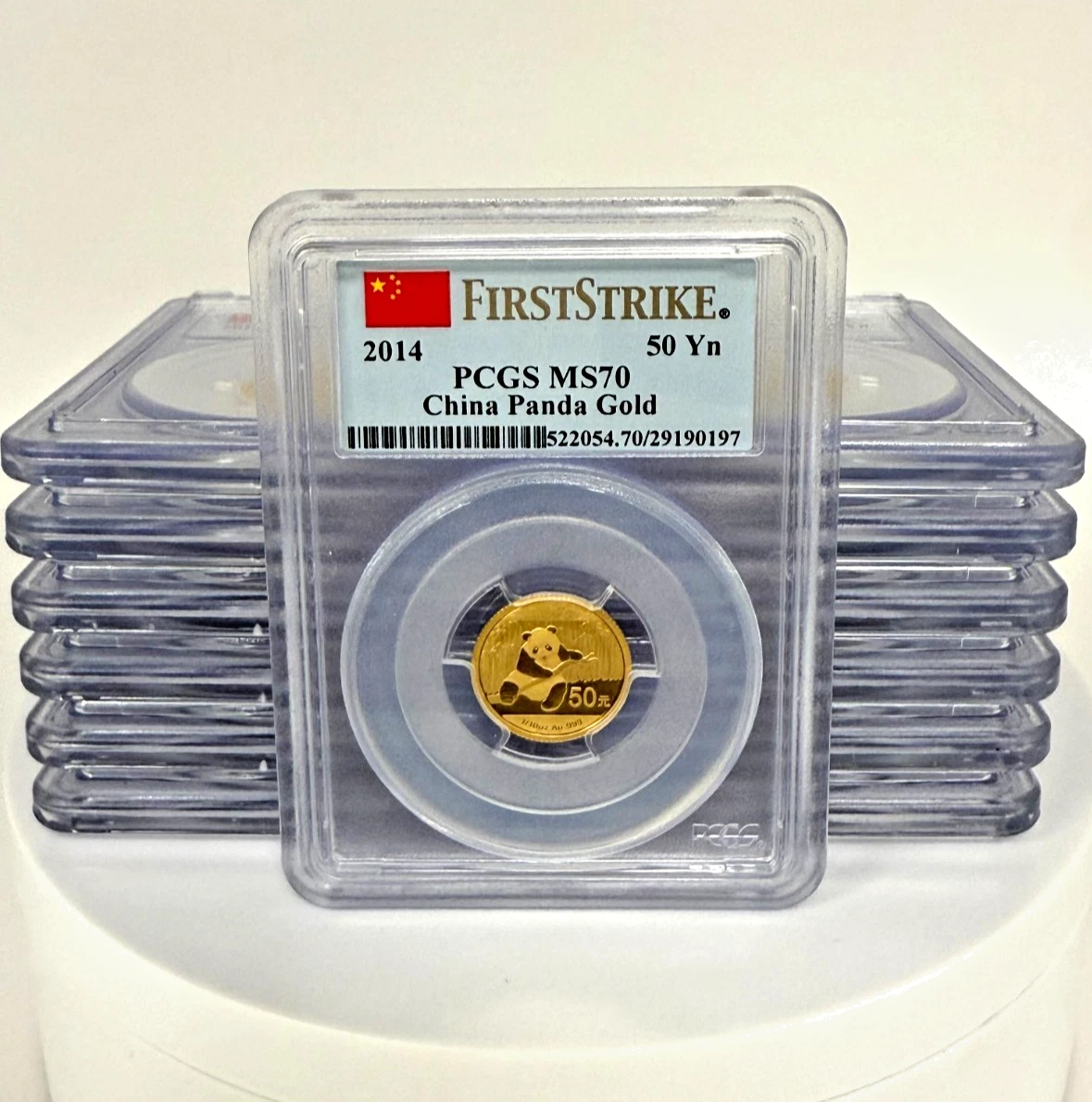 Chinese Panda MS 70 Grade 1/10 oz Precious Metal Content per Unit