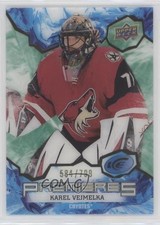 2021-22 Upper Deck Ice Ice Premieres Green 584/799 Karel Vejmelka #181 0c3