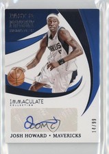 2020-21 Panini Immaculate Past and Present Signatures 14/99 Josh Howard Auto t9h