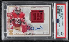 2019 Impeccable Rookie Numbers Gold 10/10 Deebo Samuel PSA 9 MINT Patch Auto 1q7