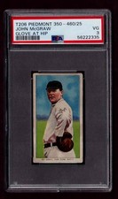 1909-11 T206 John McGraw New York Giants PSA 3 Piedmont