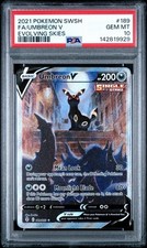 2021 Pokemon SWSH Umbreon V Evolving Skies 189/203 PSA 10